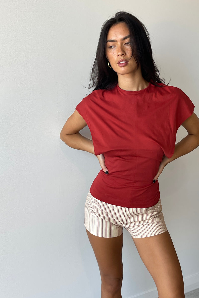 LILA MINI SHORTS BISTRE - FAITHFULL THE BRAND