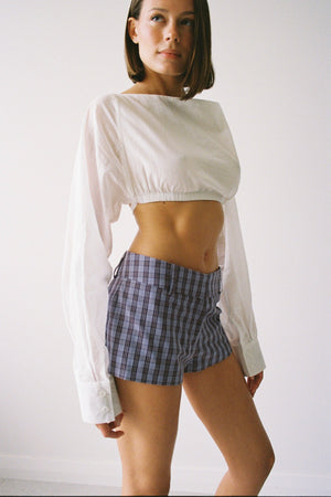 BLAZE MINI SHORT PURPLE CHECK