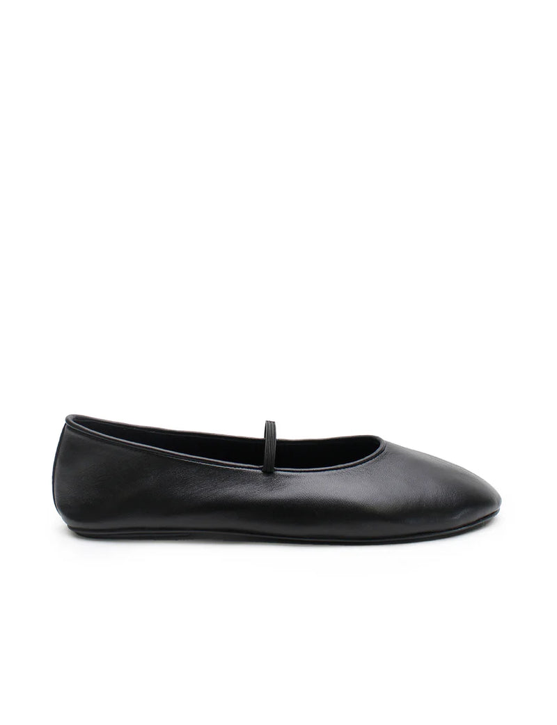 LEA BALLET FLAT BLACK - LA TRIBE