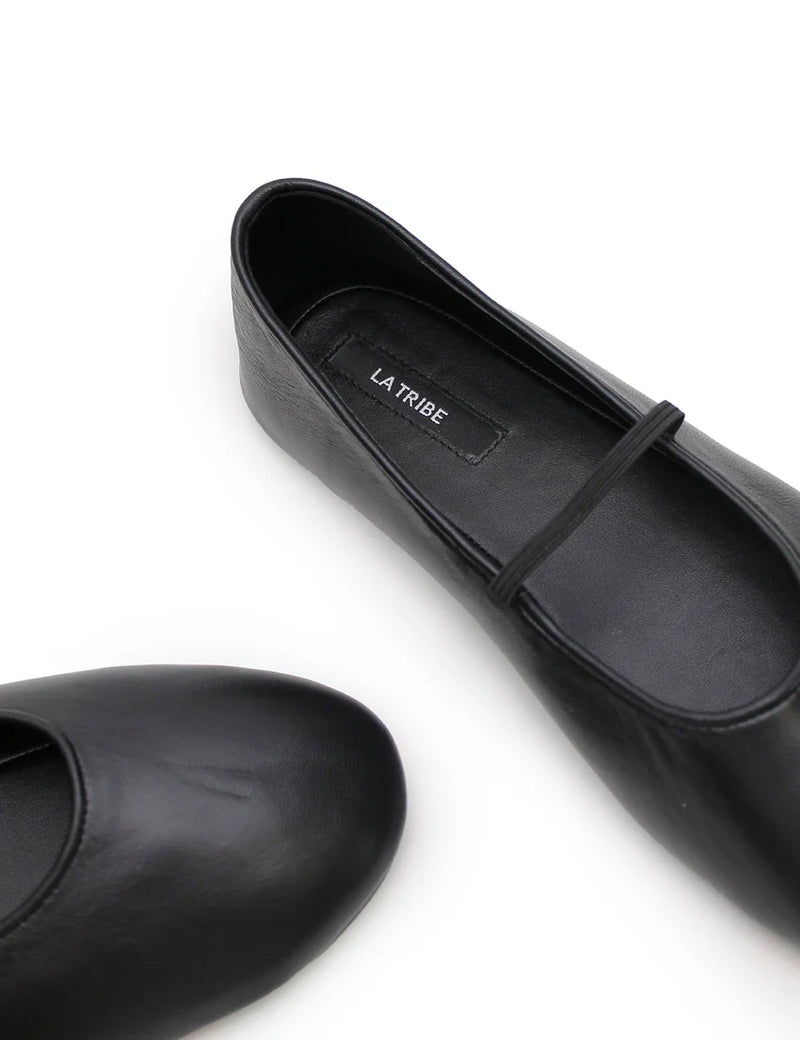 LEA BALLET FLAT BLACK - LA TRIBE