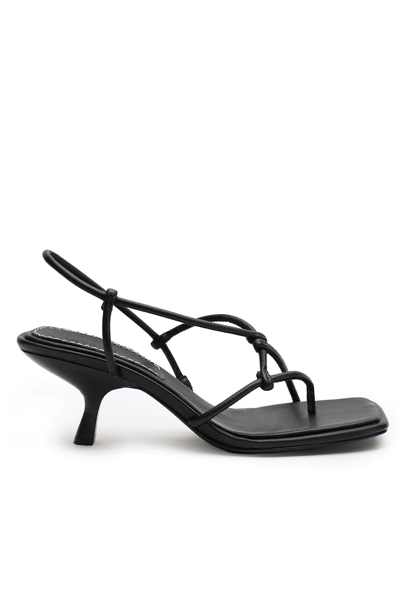 LILY HEEL BLACK - LA TRIBE