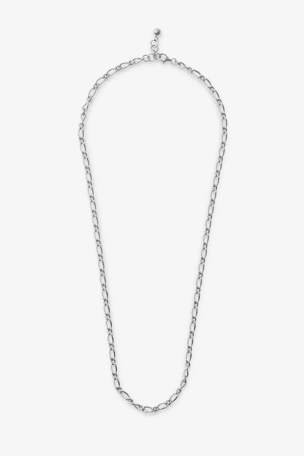 LYNKAGE CHAIN NECKLACE STERLING SILVER - FLASH JEWELLERY