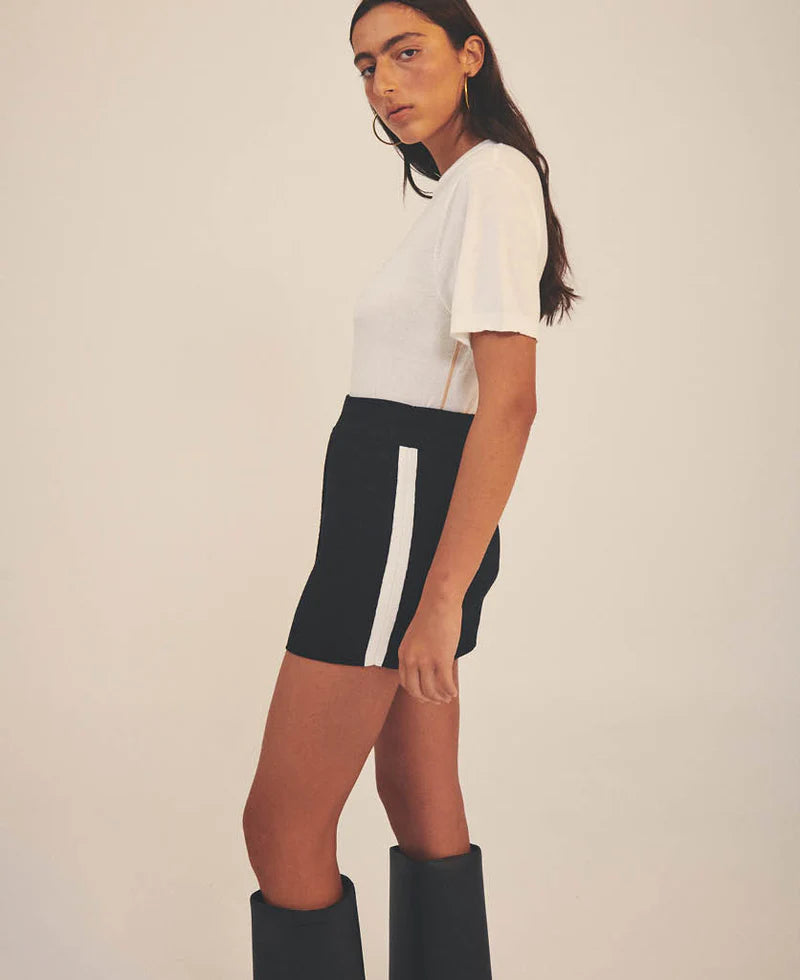 MARINA MINI SKIRT BLACK - NAGNATA