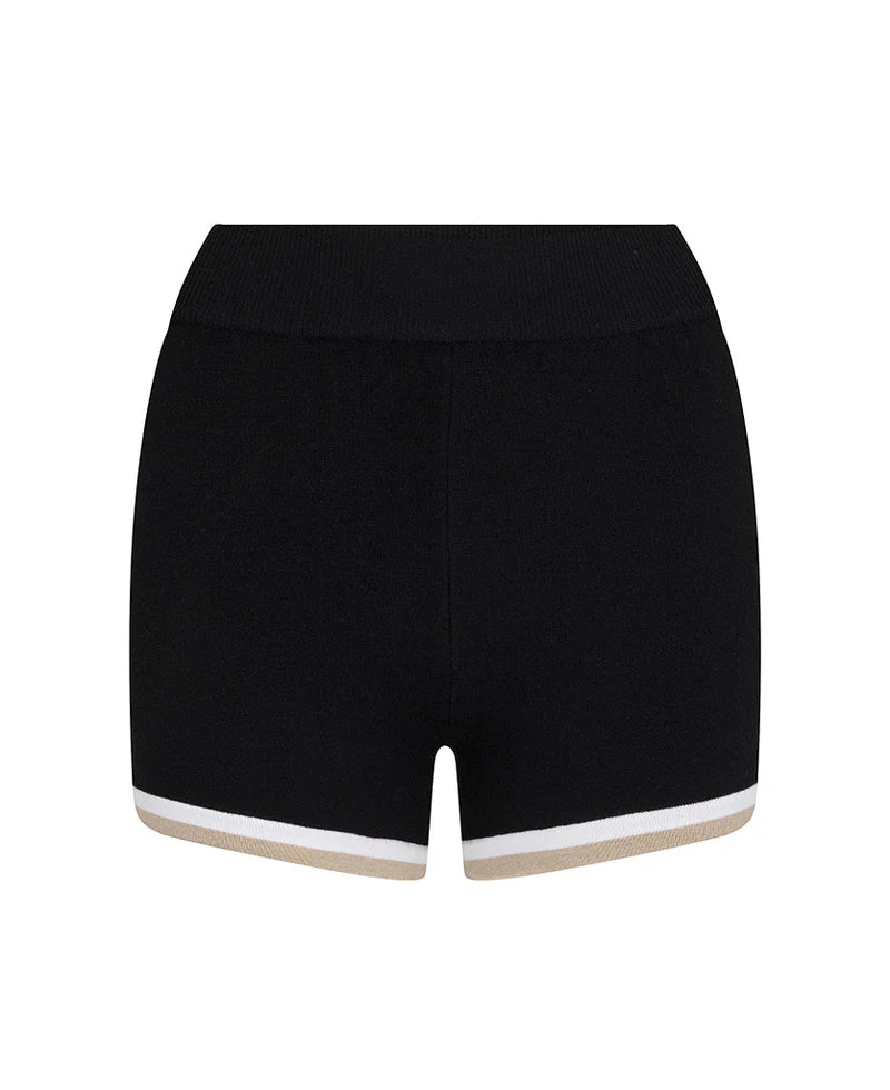 RETRO SHORT 2.0 BLACK/SANDSTONE - NAGNATA