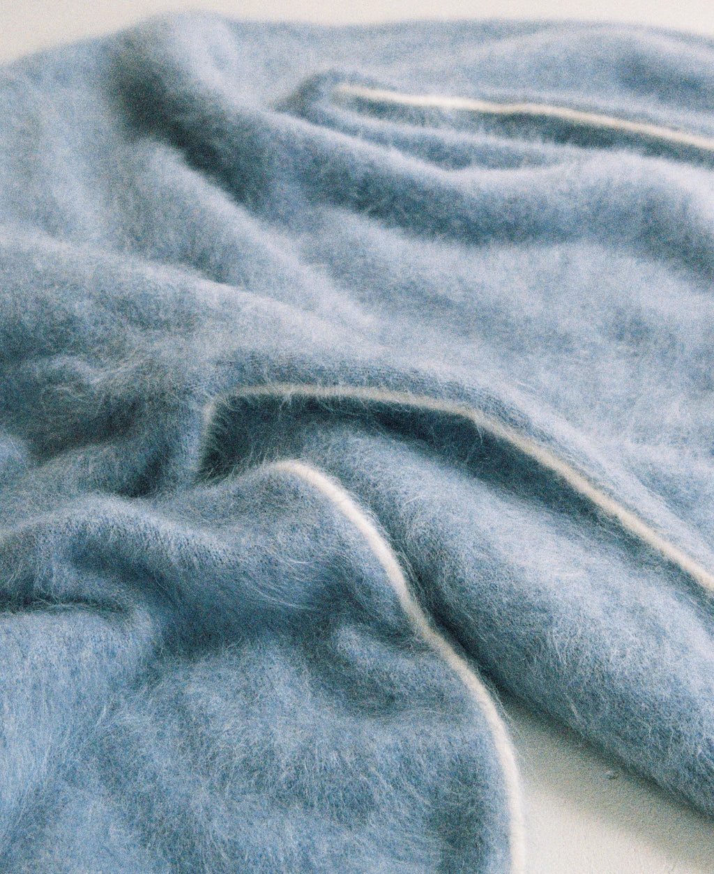 BRUSED ALPACA SWEATER MIST