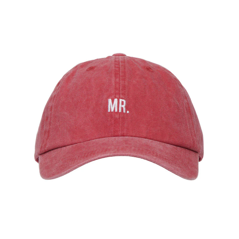 RED MR CAP - MR THE LABEL