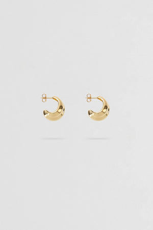 MEGA HOOPS SMALL GOLD