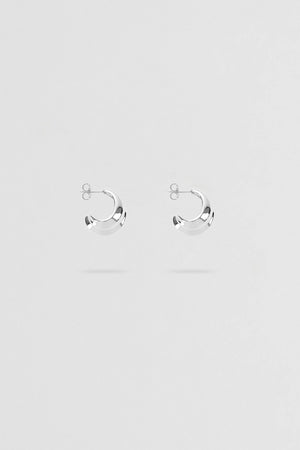 MEGA HOOPS SMALL SILVER