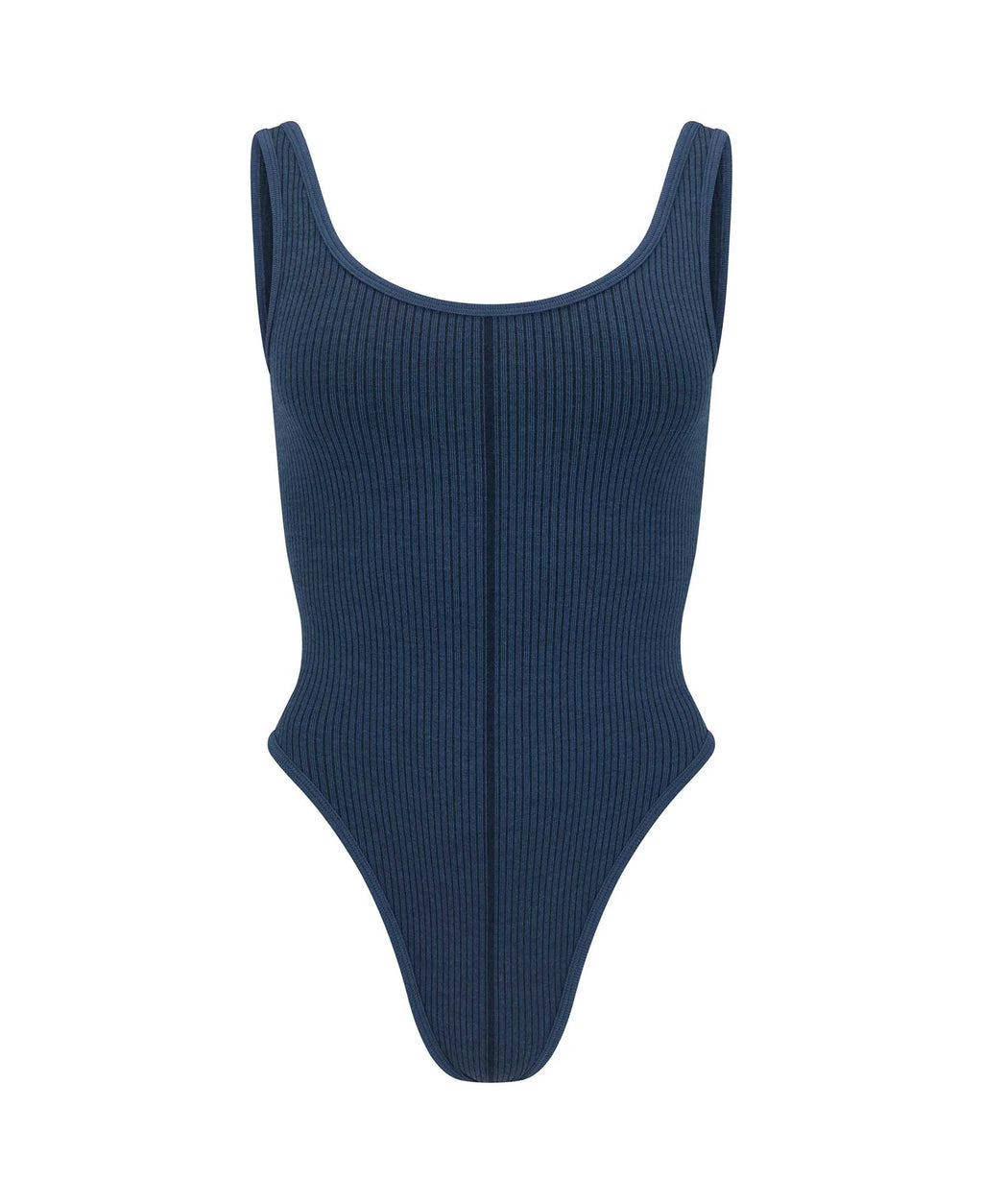 CLASSIC WOOL BODYSUIT DENIM