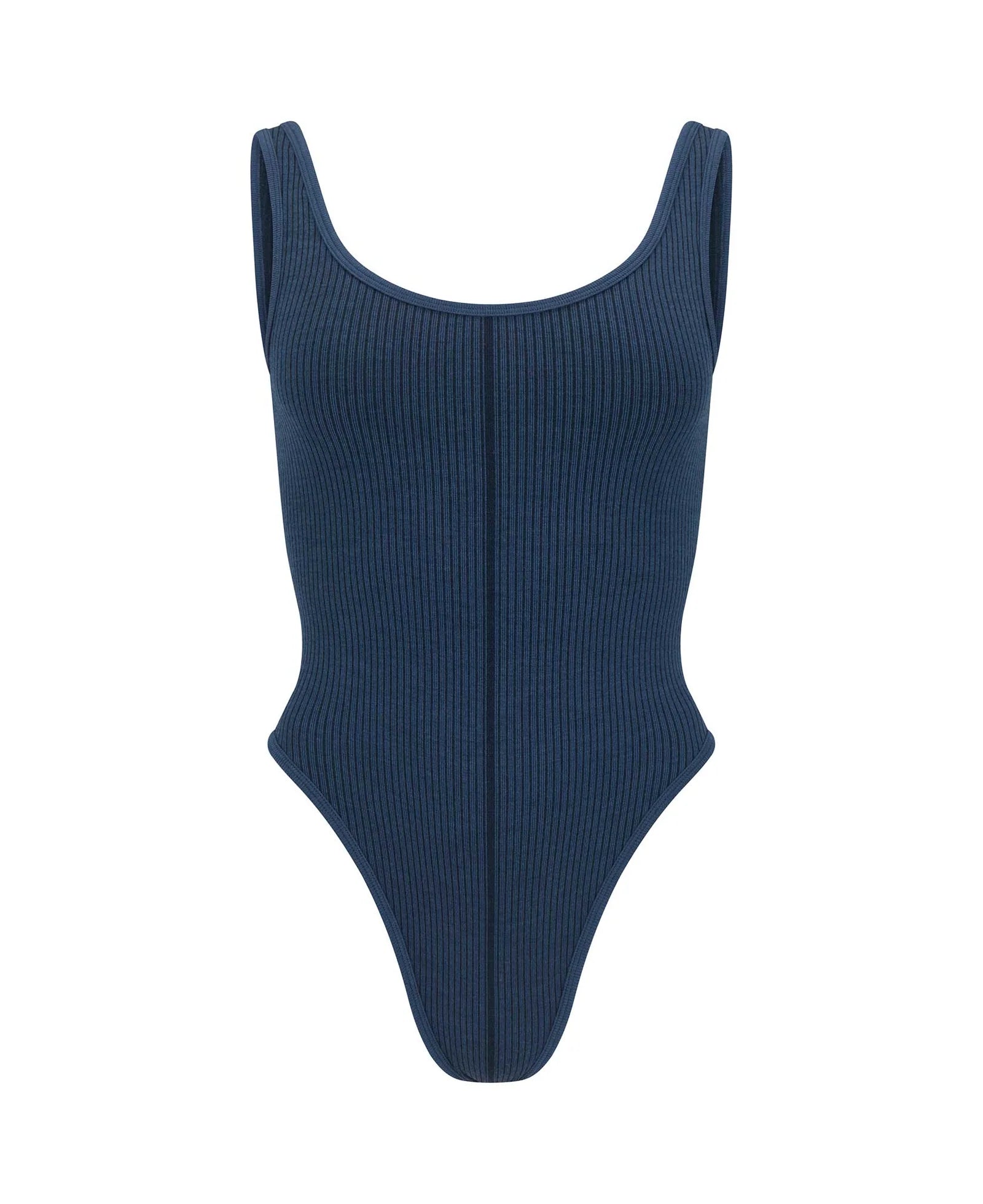 CLASSIC WOOL BODYSUIT DENIM