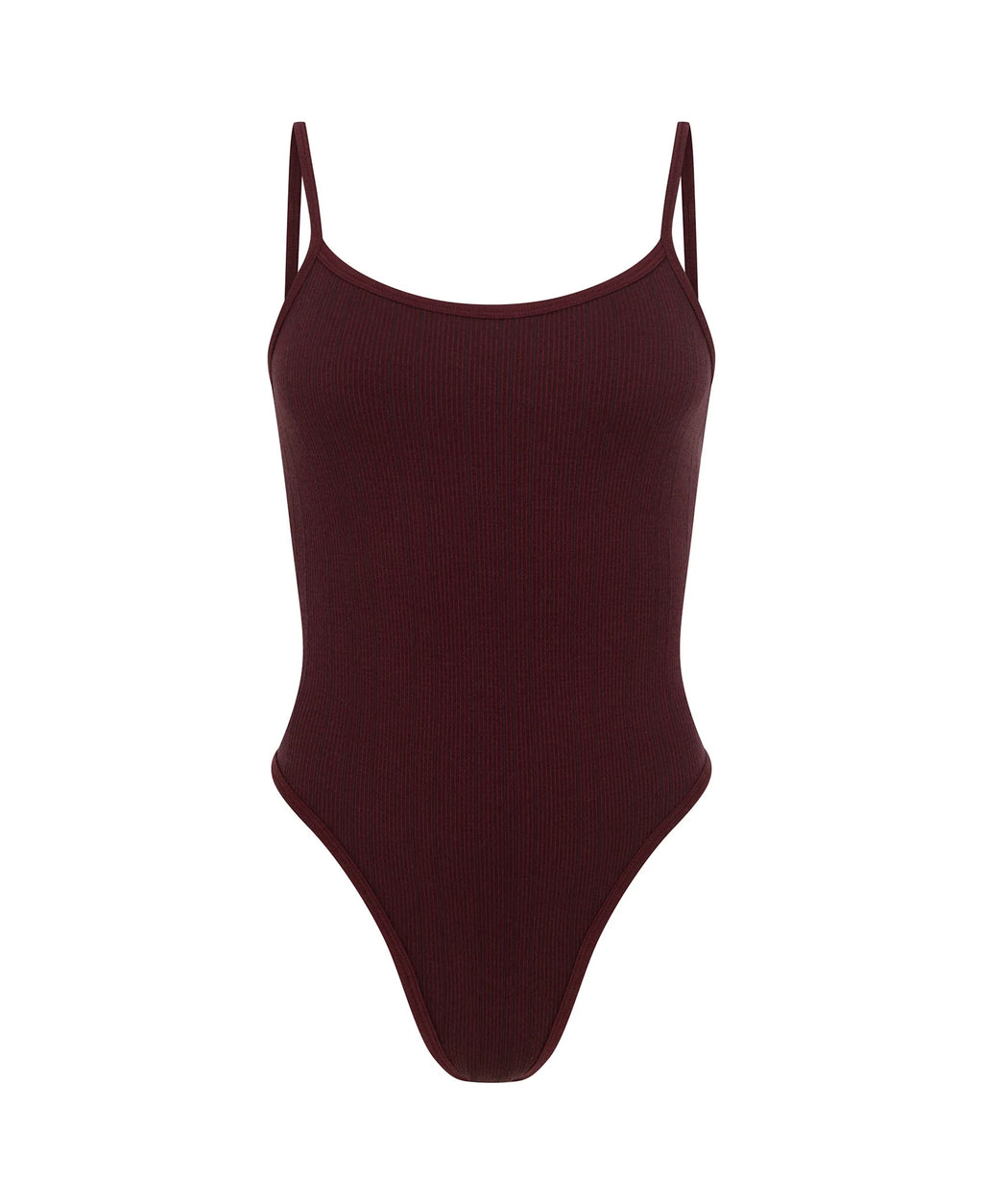 PINSTRIPE WOOL BODYSUIT MULBERRY