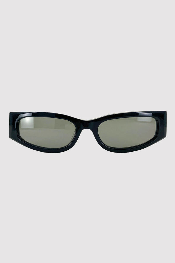 EVERYDAY RECTANGLE SUNGLASSES BLACK - ST.AGNI