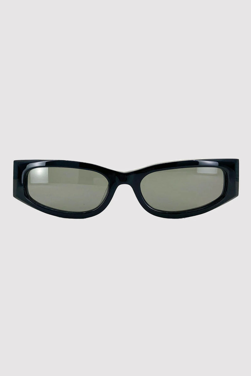 EVERYDAY RECTANGLE SUNGLASSES BLACK - ST.AGNI