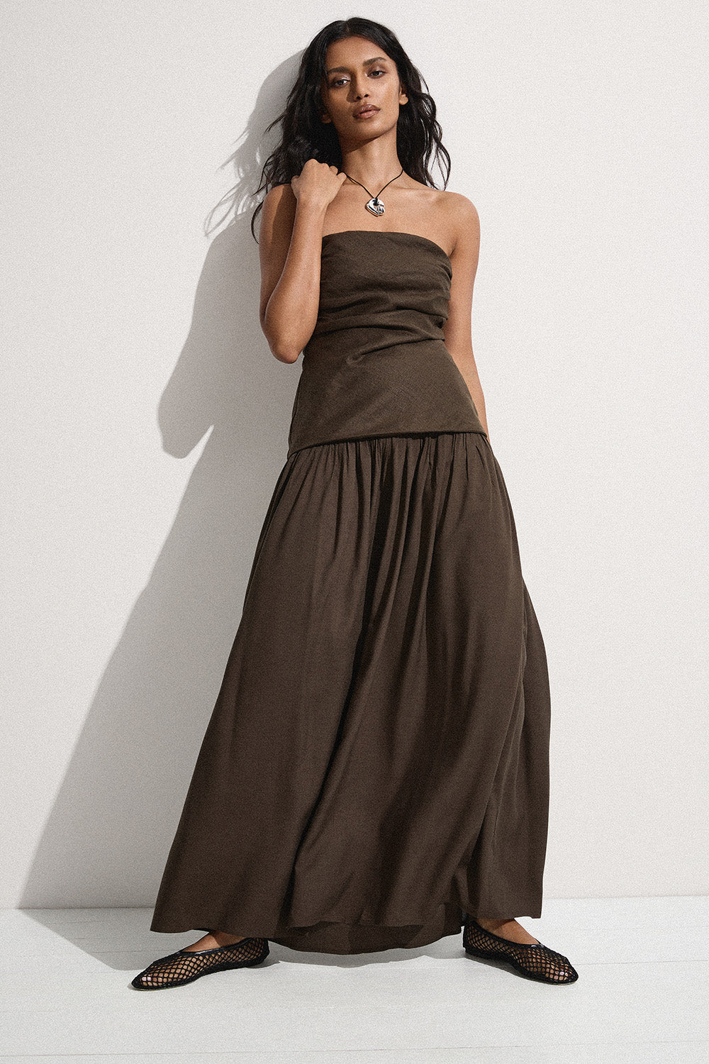 HEDY MAXI DRESS FOREST