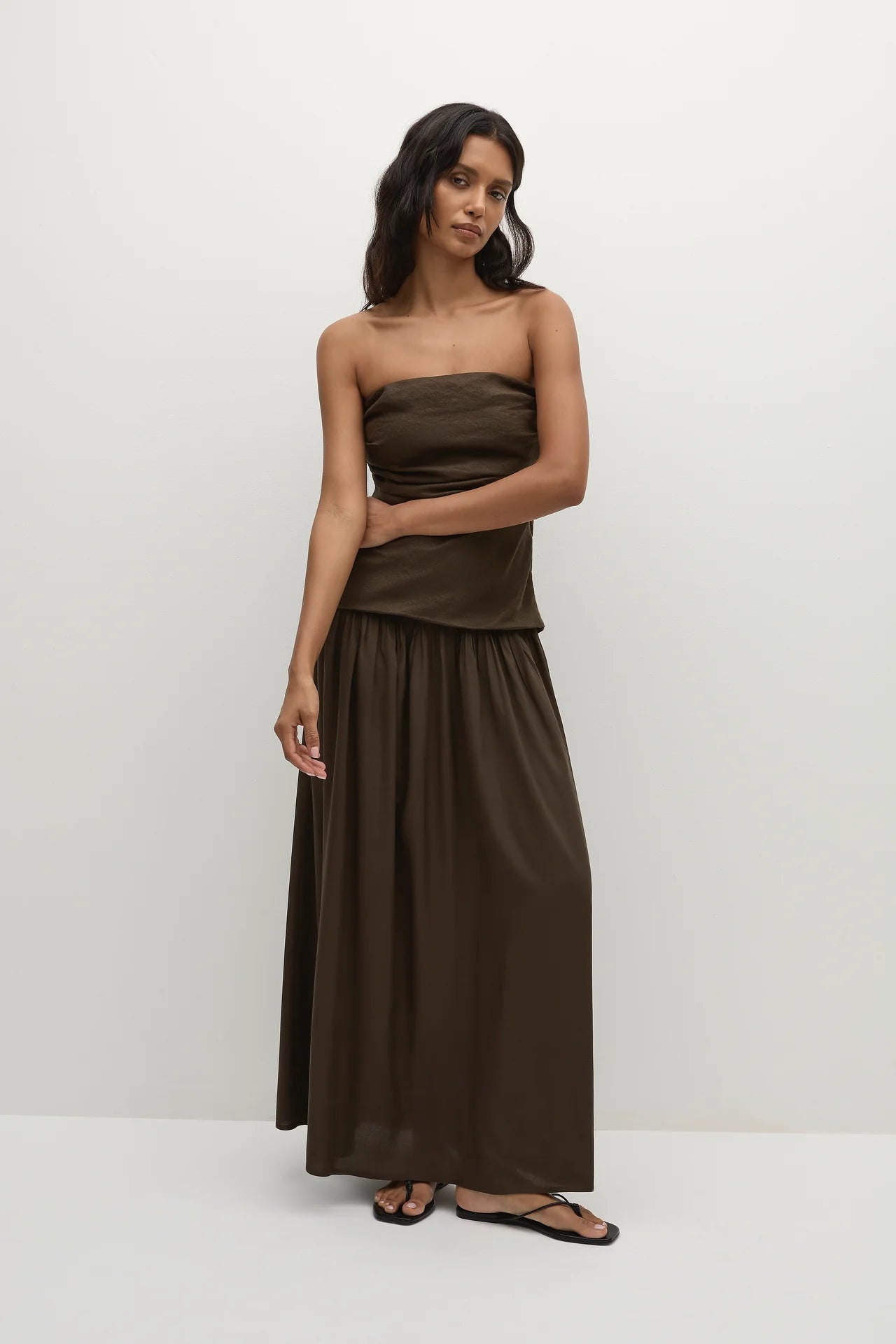 HEDY MAXI DRESS FOREST