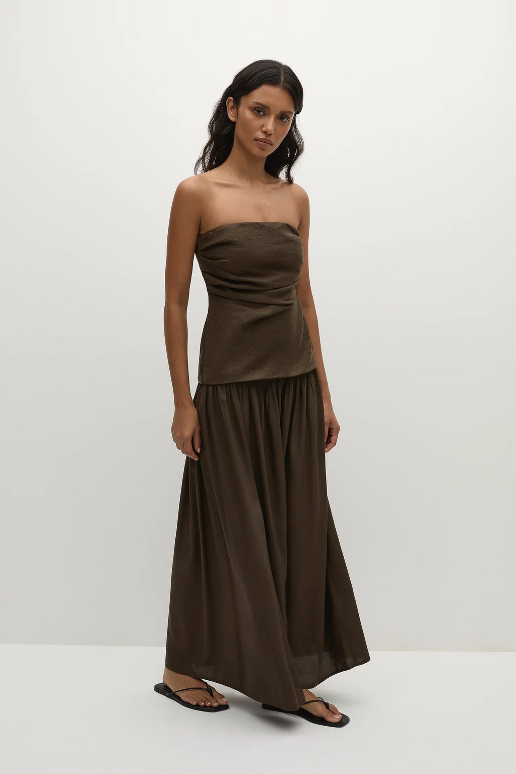 HEDY MAXI DRESS FOREST