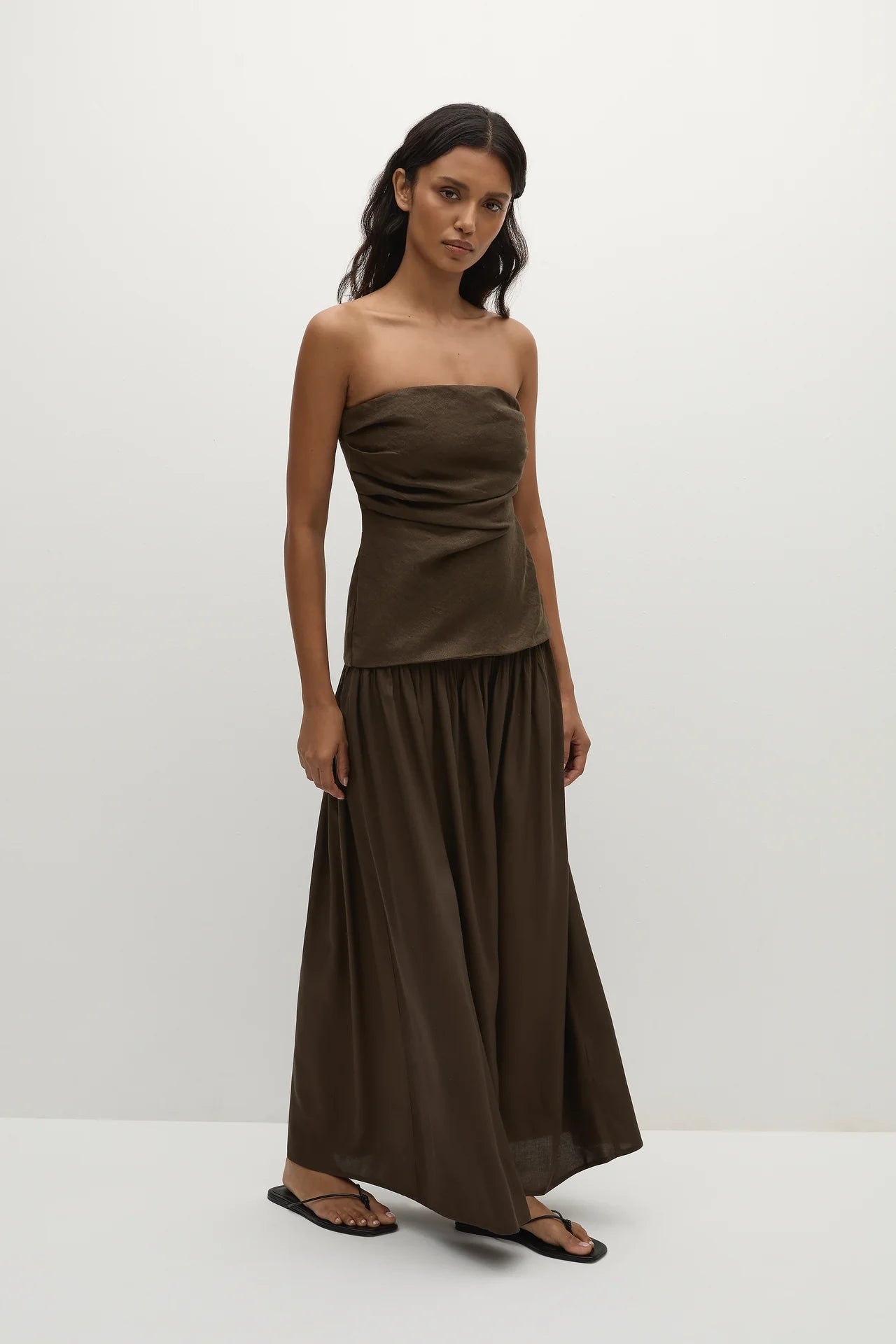 HEDY MAXI DRESS FOREST