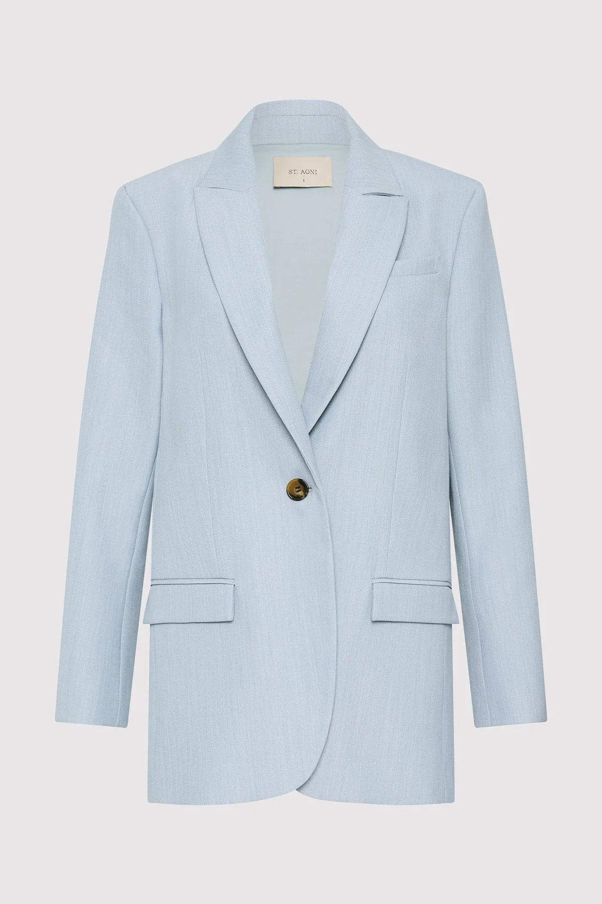 SINGLE BUTTON TAILORED BLAZER