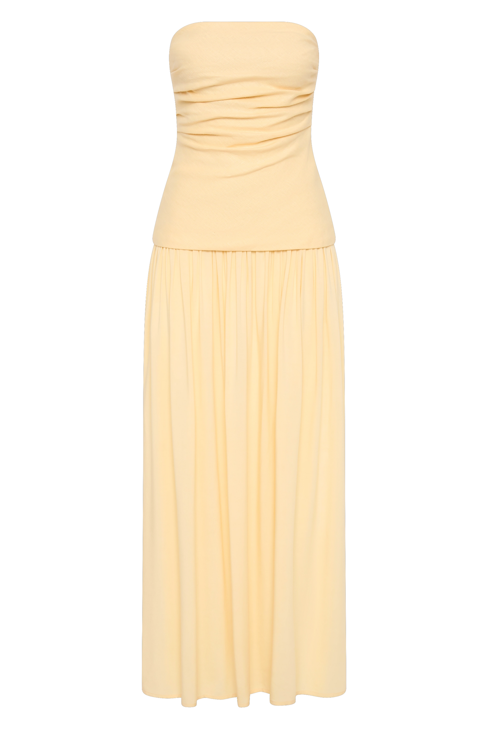 HEDY MAXI DRESS BUTTER
