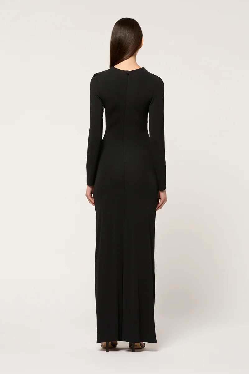 CUTS BOTH WAYS MAXI DRESS BLACK