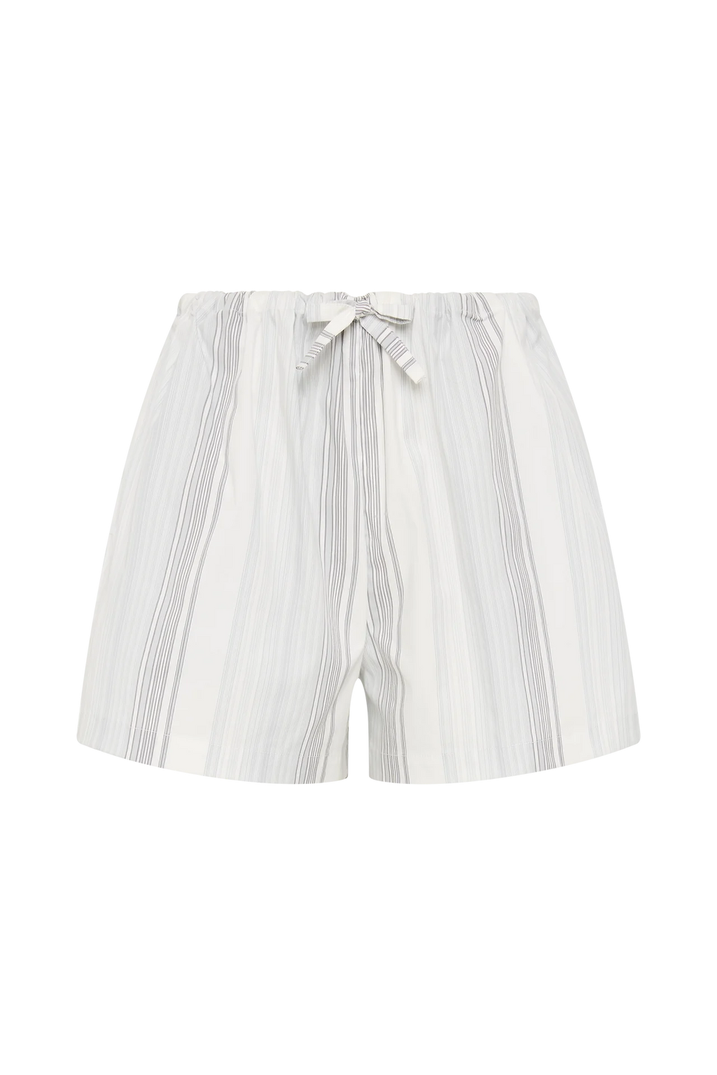 EN VAU SHORT STRIPED SOFT BLUE