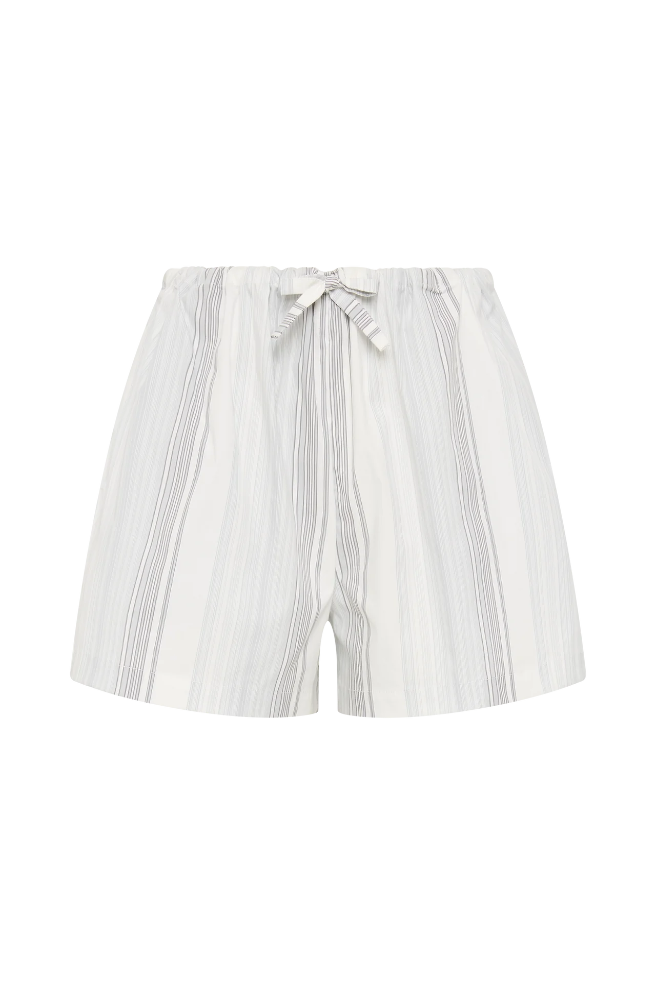 EN VAU SHORT STRIPED SOFT BLUE