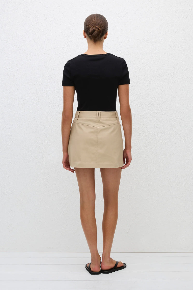 UTILITY MINI SKIRT SAND - MATTEAU