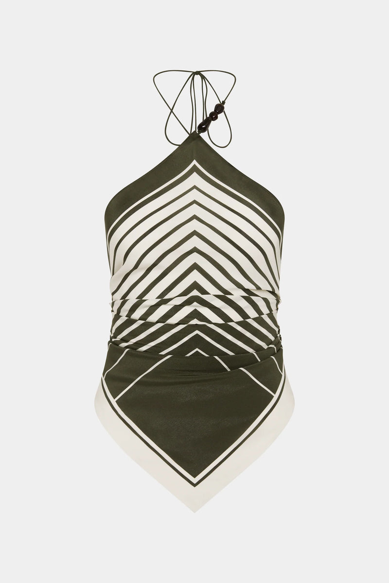 LEILANA SCARF GARDEN STRIPE - SIR
