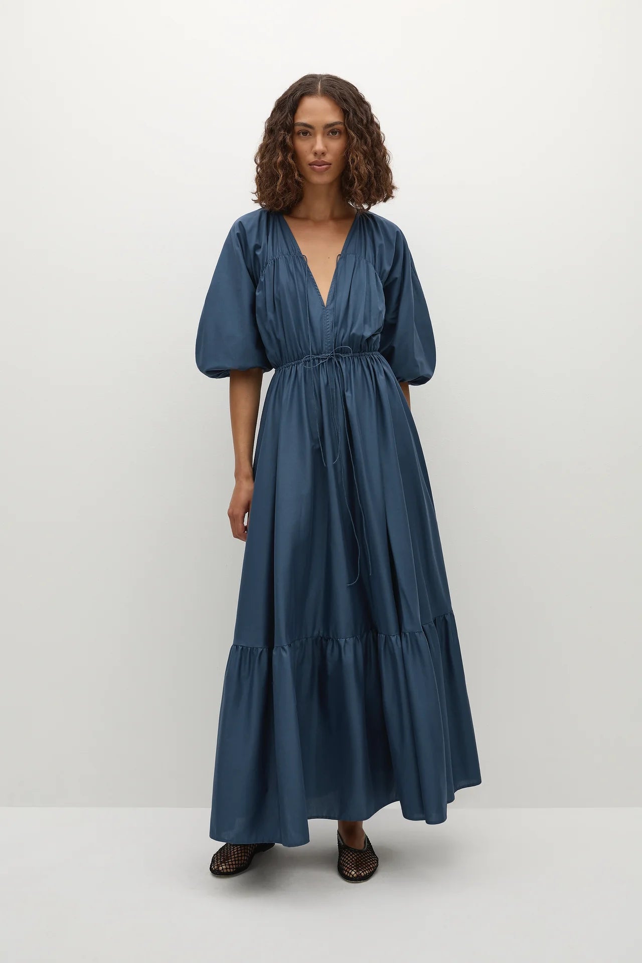 SIGRID MAXI DRESS VINTAGE NAVY