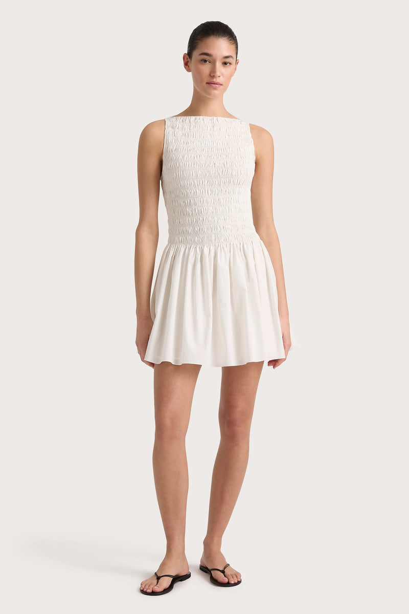 NOA MINI DRESS WHITE - FAITHFULL THE BRAND