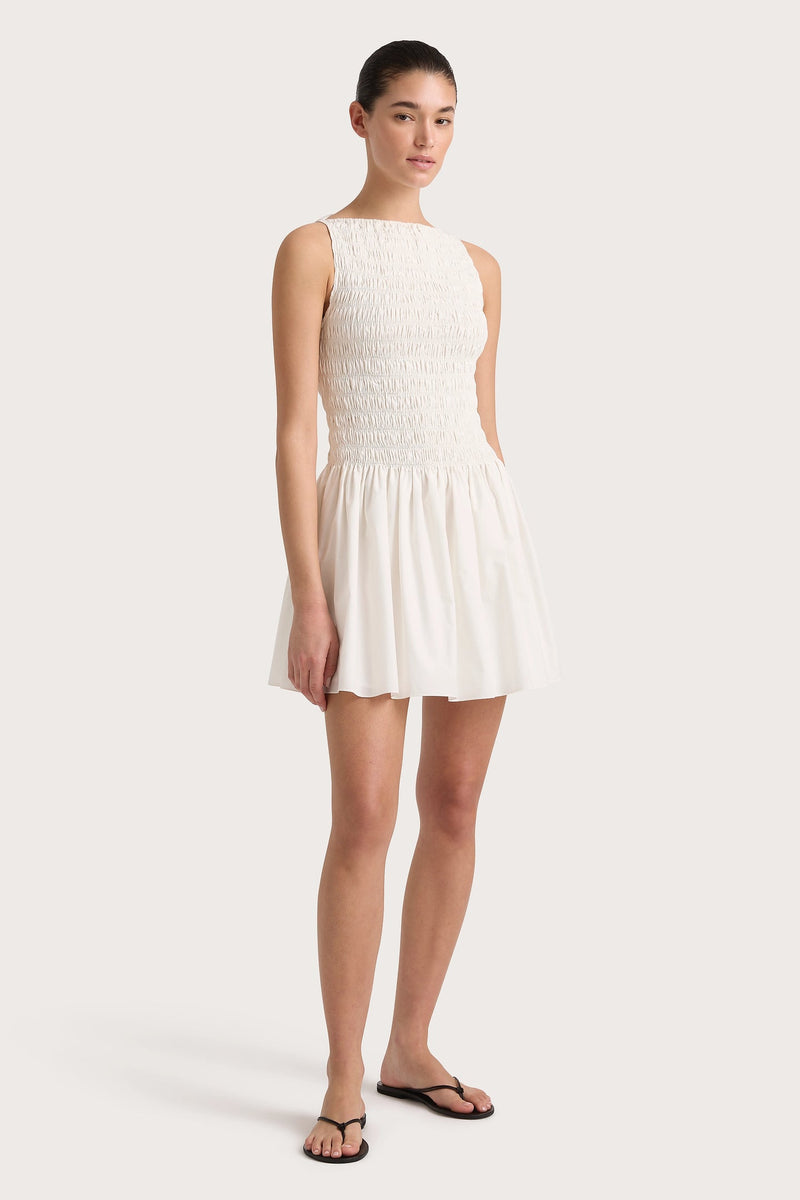 NOA MINI DRESS WHITE - FAITHFULL THE BRAND