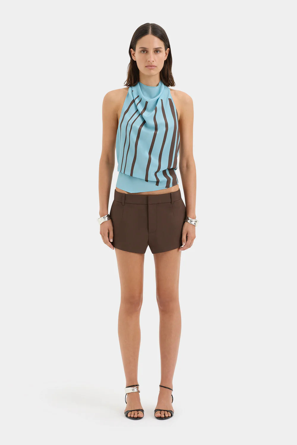 DYLAN MINI SHORT CHOCOLATE