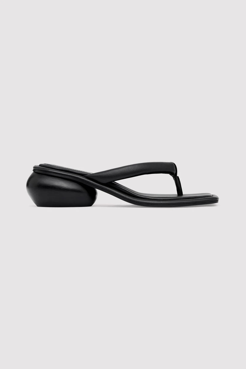 FLIP FLOP DOME HEEL BLACK - ST.AGNI