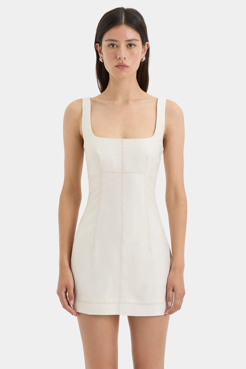 EMILIA CORSET MINI DRESS NATURAL - SIR