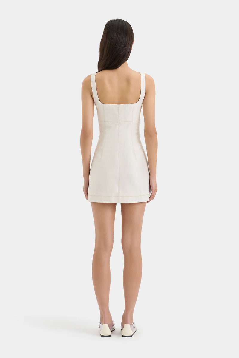 EMILIA CORSET MINI DRESS NATURAL - SIR
