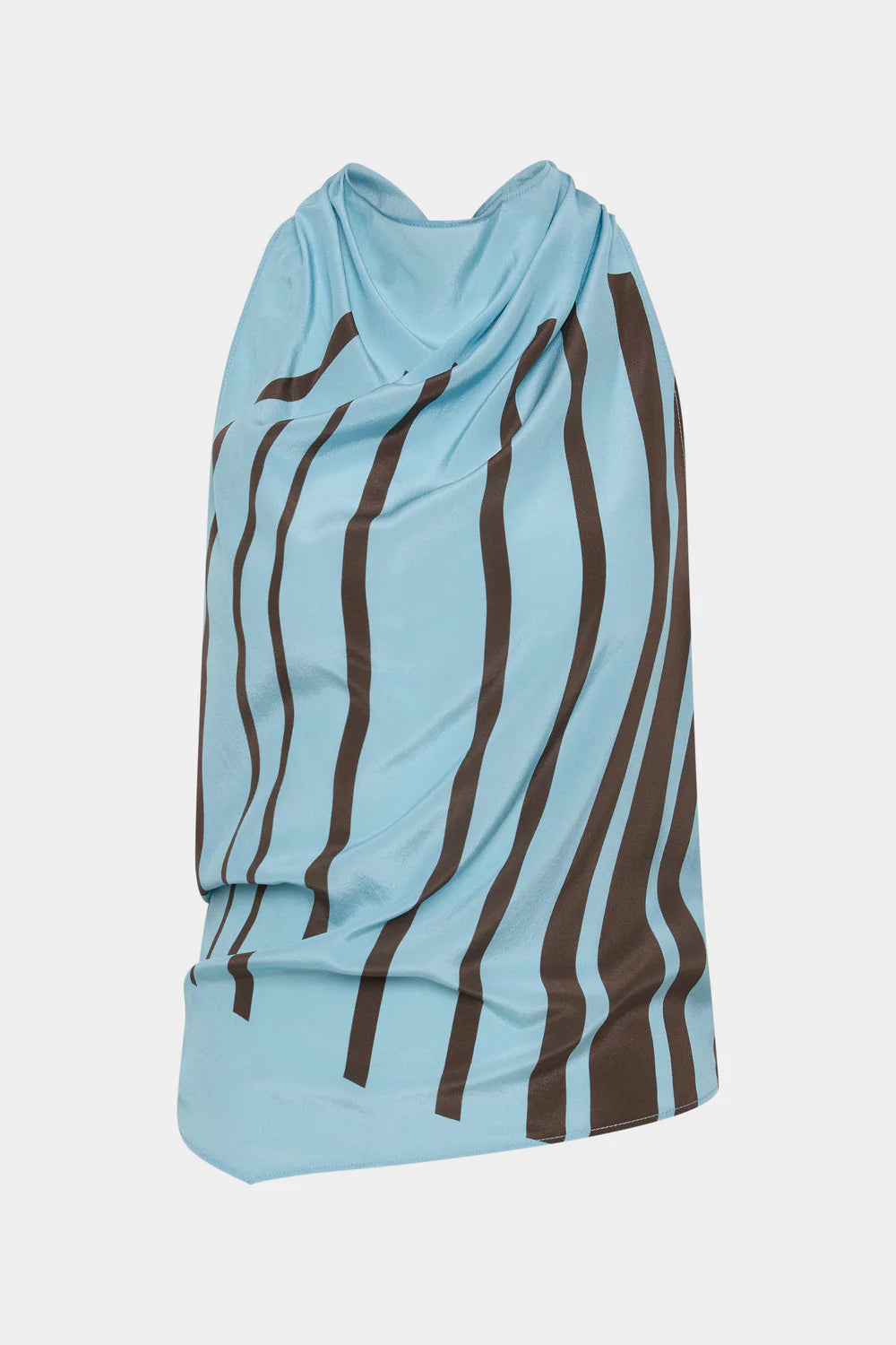 RIOJA HALTER SCARF TOP PACHA MINERAL STRIPE