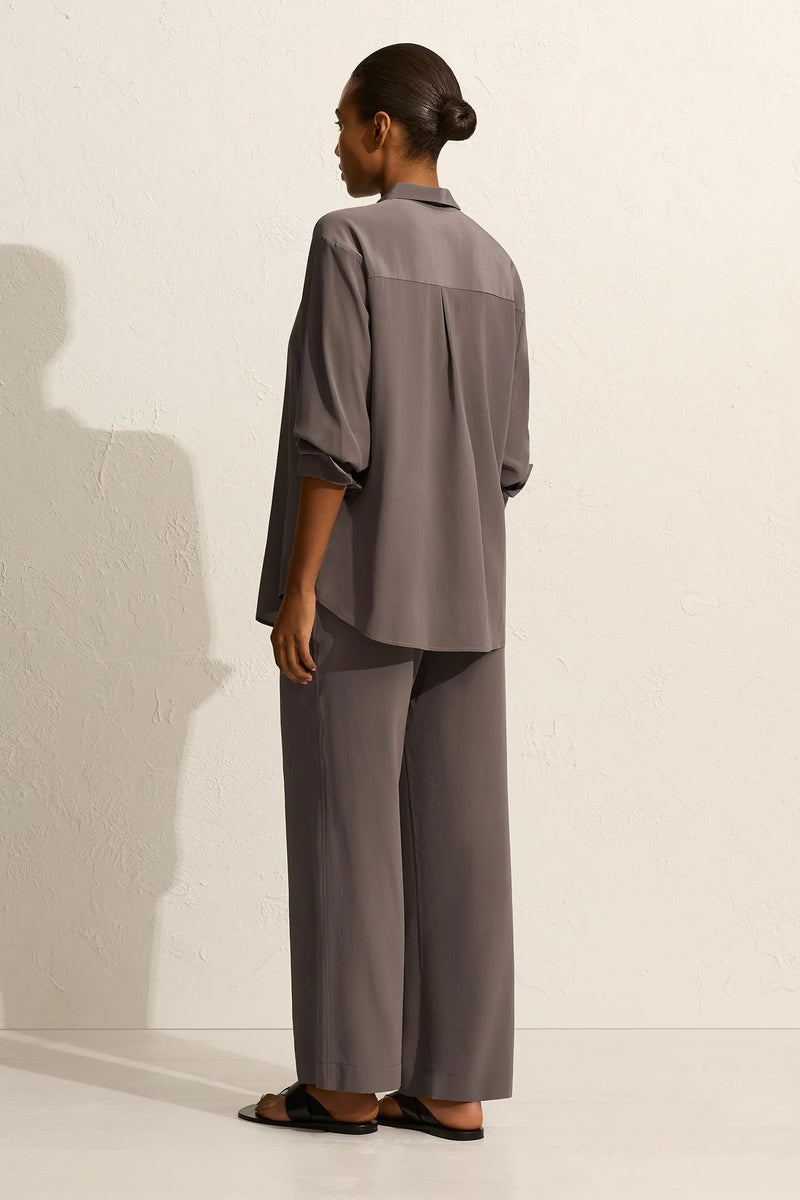 DRAWSTRING TROUSER SLATE - MATTEAU