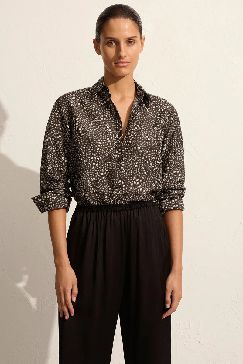 CLASSIC SHIRT JASMINE COCOA - MATTEAU