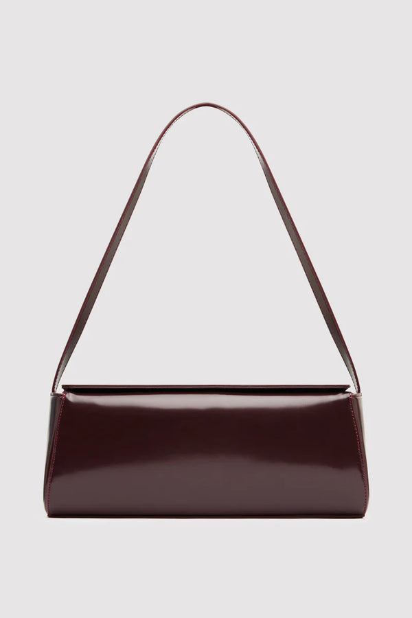 EAST WEST BAGUETTE BAG BORDEAUX - ST.AGNI