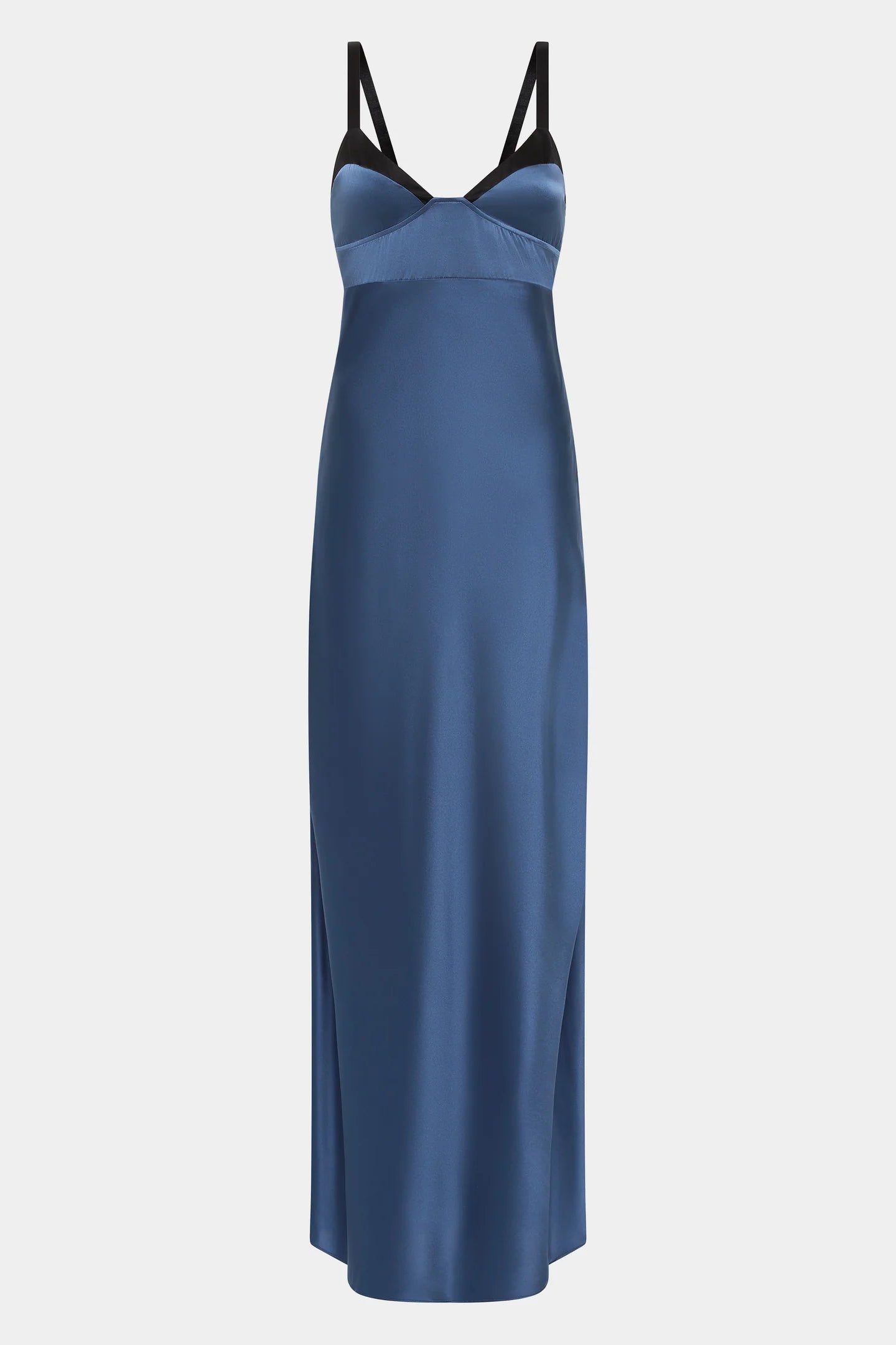 DEPECHE BALCONETTE GOWN DARK BLUE