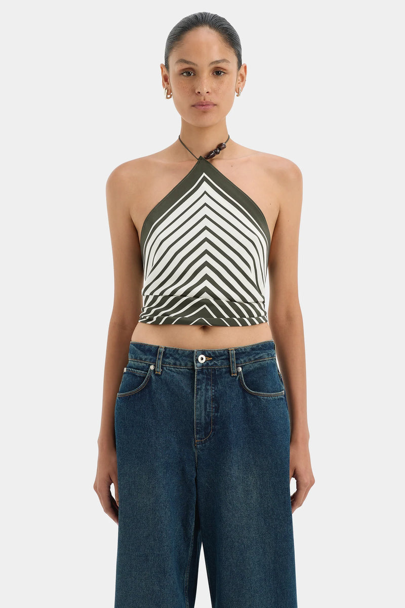 LEILANA SCARF GARDEN STRIPE - SIR