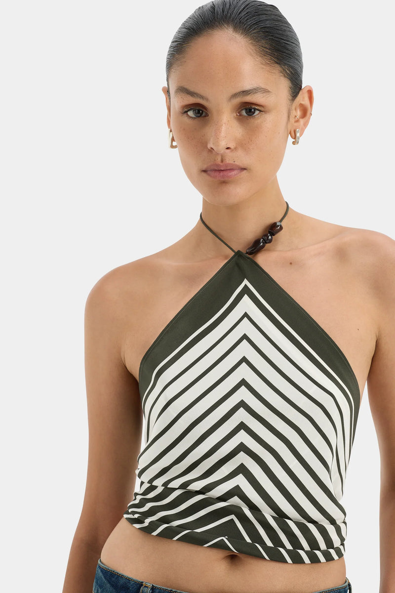 LEILANA SCARF GARDEN STRIPE - SIR