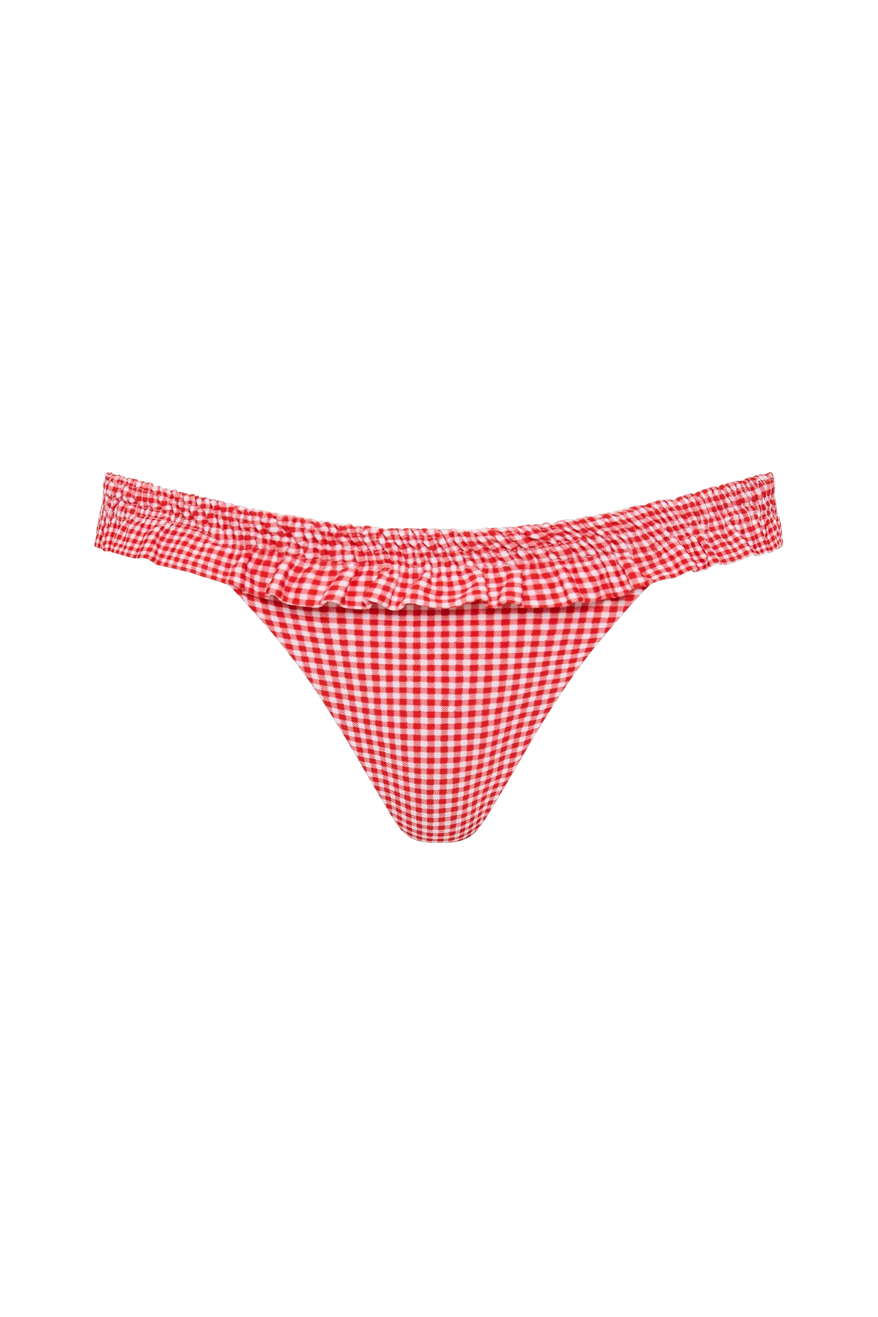 ESTEREL BIKINI BOTTOM GINGHAM RED