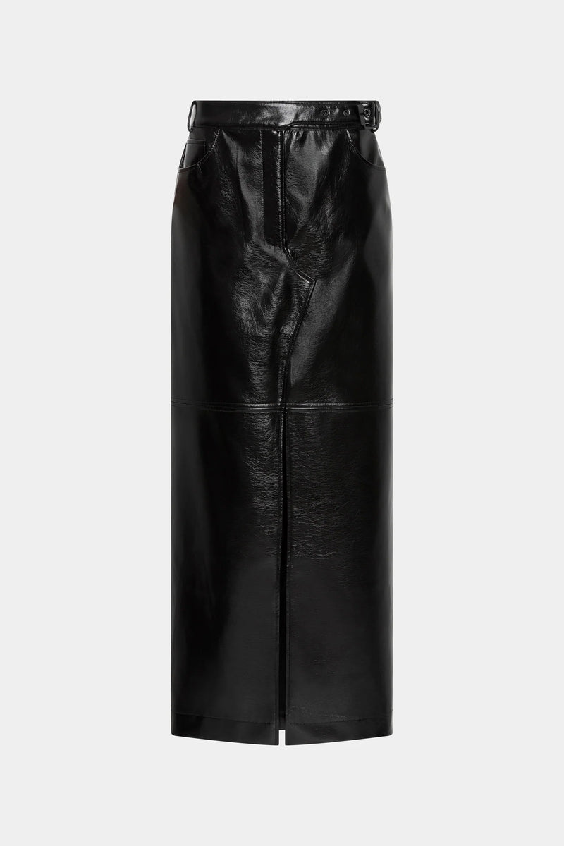 MIDNIGHT MIDI SKIRT BLACK - SIR