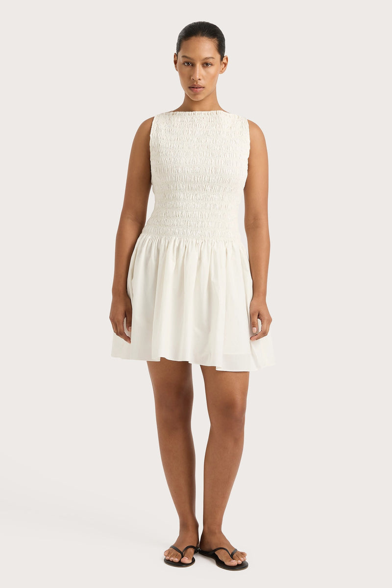 NOA MINI DRESS WHITE - FAITHFULL THE BRAND