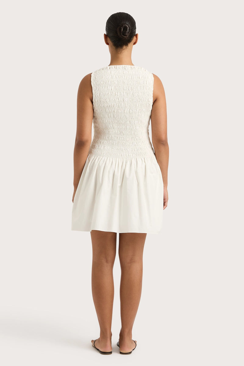 NOA MINI DRESS WHITE - FAITHFULL THE BRAND