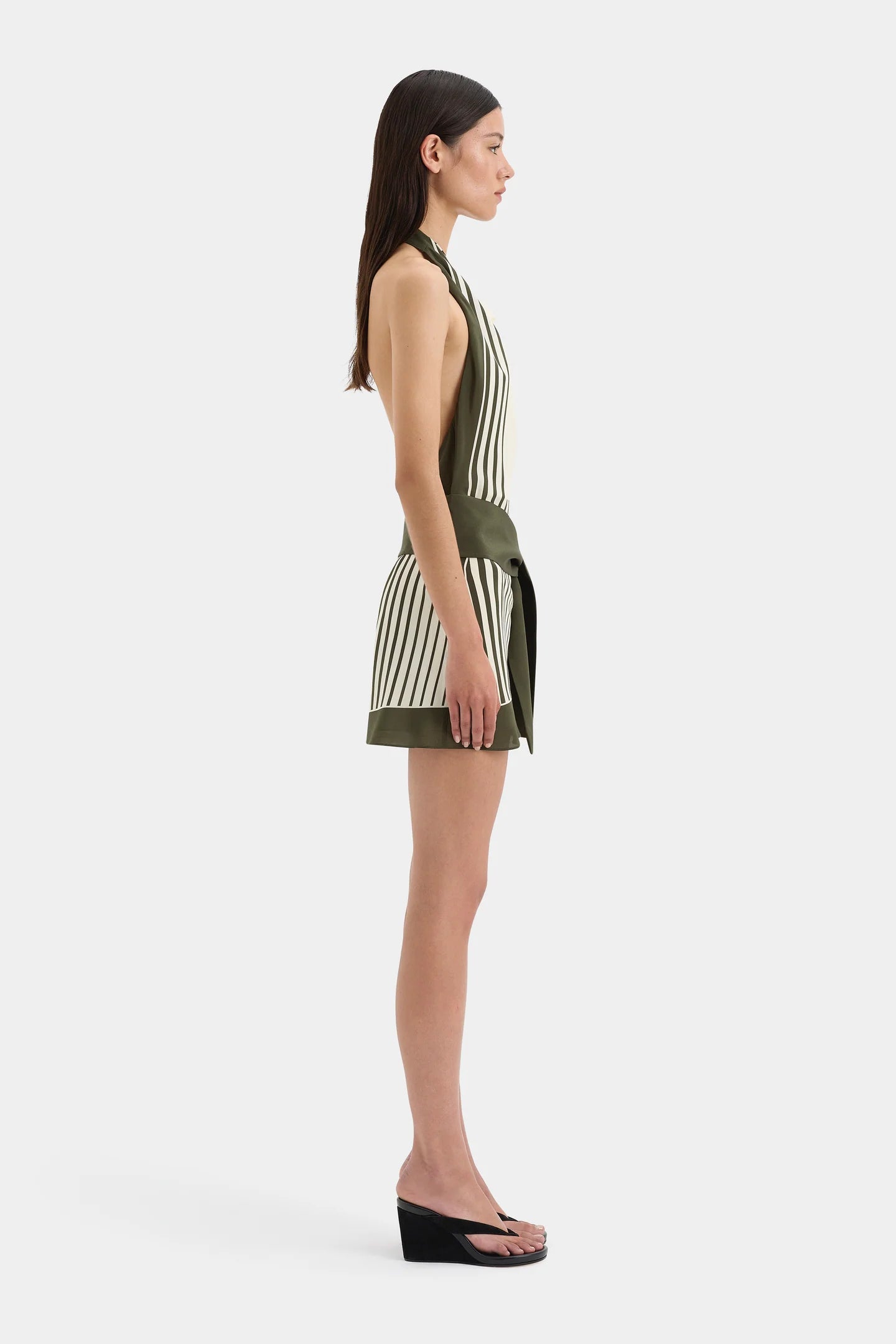 LEILANA MINI DRESS GARDEN STRIPE