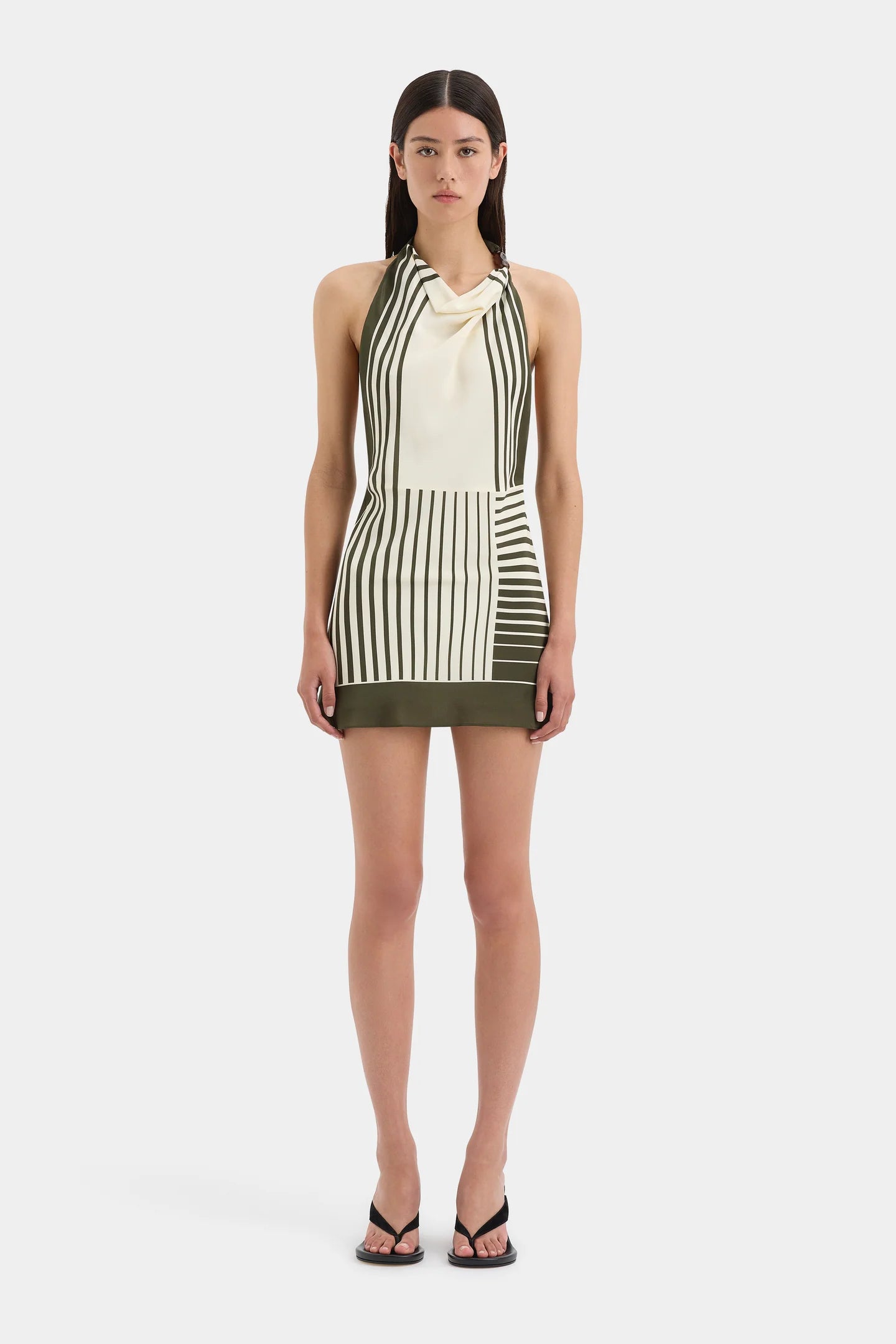 LEILANA MINI DRESS GARDEN STRIPE