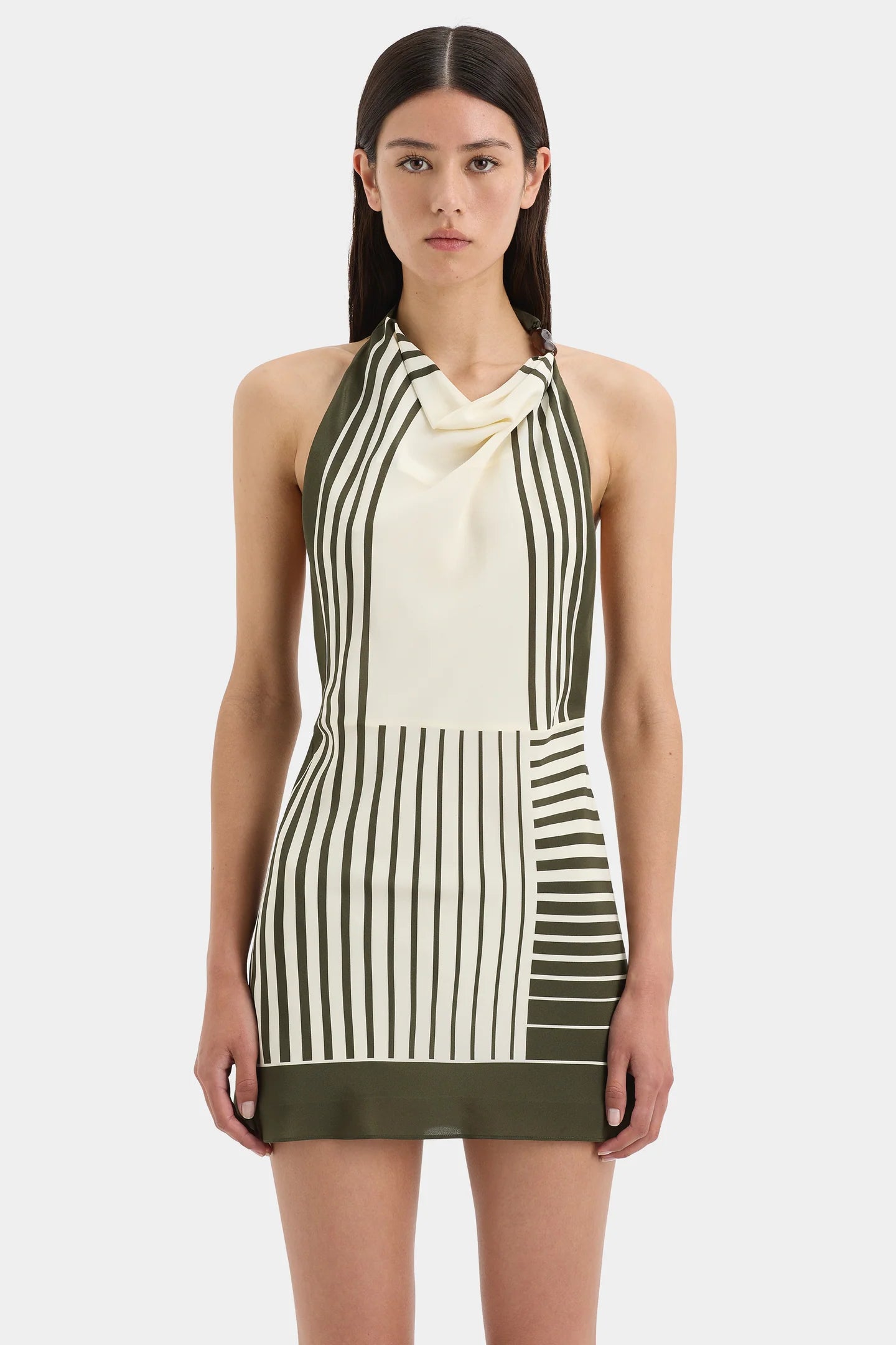 LEILANA MINI DRESS GARDEN STRIPE