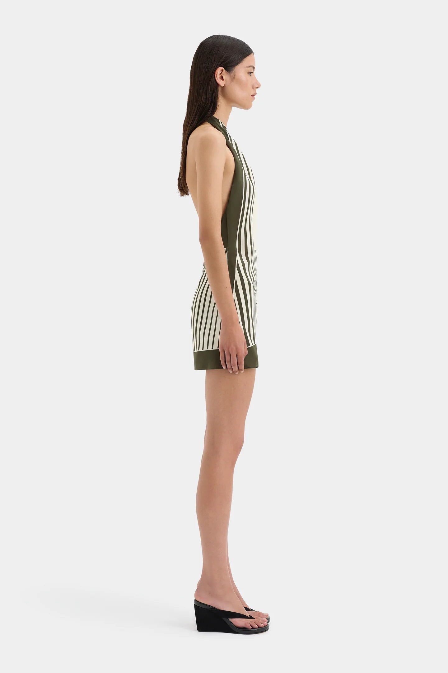 LEILANA MINI DRESS GARDEN STRIPE